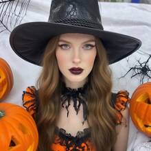 1 件仿麂皮西部牛仔帽，男女通用牛仔/爵士帽，适合聚会和外出 - 棕色牛頭牛仔帽 - 查看 5