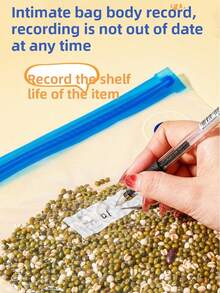 RAF RAF Food Vacuum Storage Bags And Handheld Electric Vacuum Machine Sets, Rechargeable 500mAh Battery, Reusable Vacuum Sealing Zipper Bags, 1 Electric Pump, For Dry And Wet Flour Storage Of Meat, Vegetables, Fruits, Etc., Large, Medium And Small Vacuum Zipper Bags, For Refrigerator Storage, Food Freshness Preservation Bags,