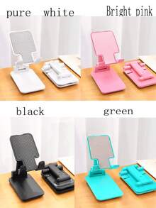 1个白色折叠式手机和平板电脑支架