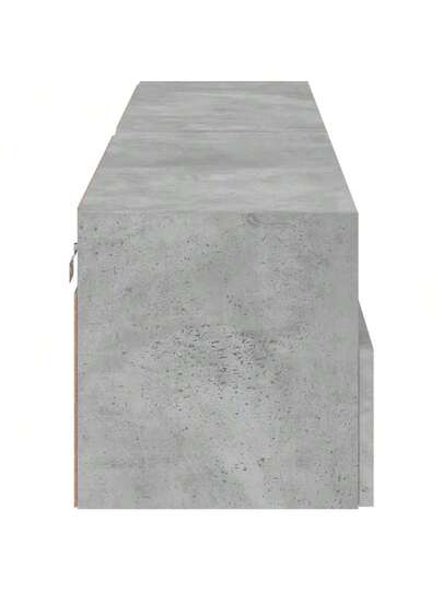 VidaXL TV Wand Units Pcs 80x30x30 Cm Finished Wood Concrete Grijs view 9
