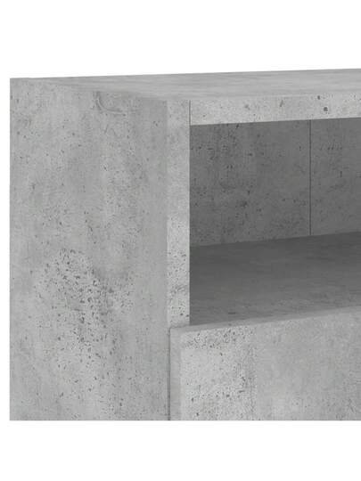 VidaXL TV Wand Units Pcs 80x30x30 Cm Finished Wood Concrete Grijs view 11