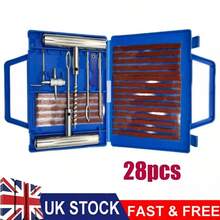 28Pcs Emergency Car Tyre Repair Kit Heavy Duty Tire Vehicle Puncture Wheel Plug - Blue - View 1
