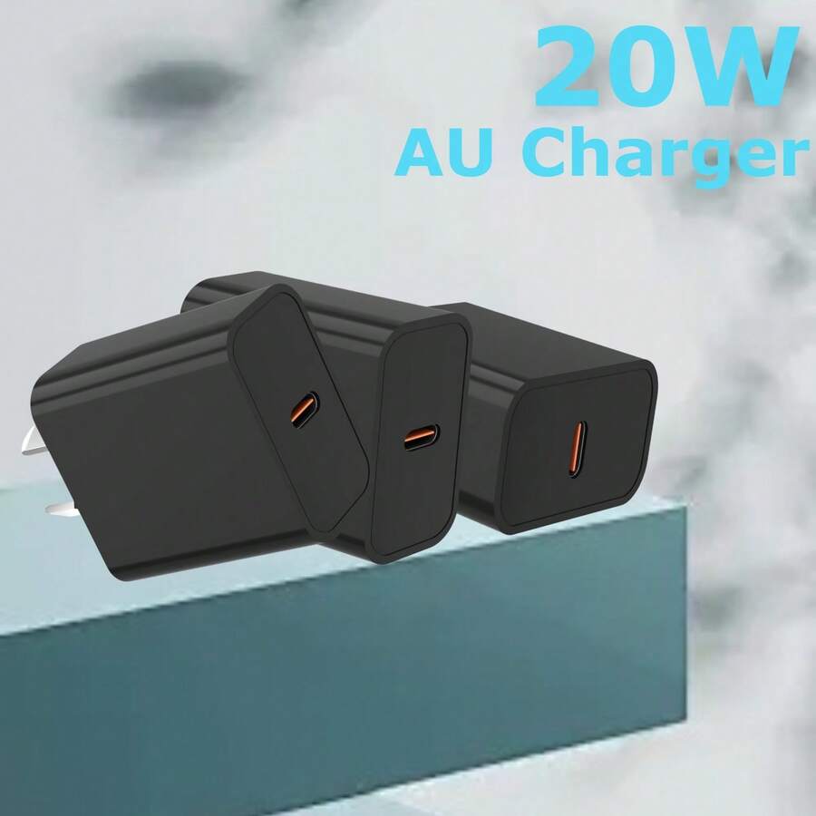 3 Paquetes/2 Paquetes/1 Paquete Cargador rápido de 20W, compatible con el cargador del 16/15, puerto PD, cargador USB C de pared rápido compatible con iPhone 16/15/14/13/12/11/Pro Max/Plus/XS/XR/X, iPad, y talla grande, alto rendimiento