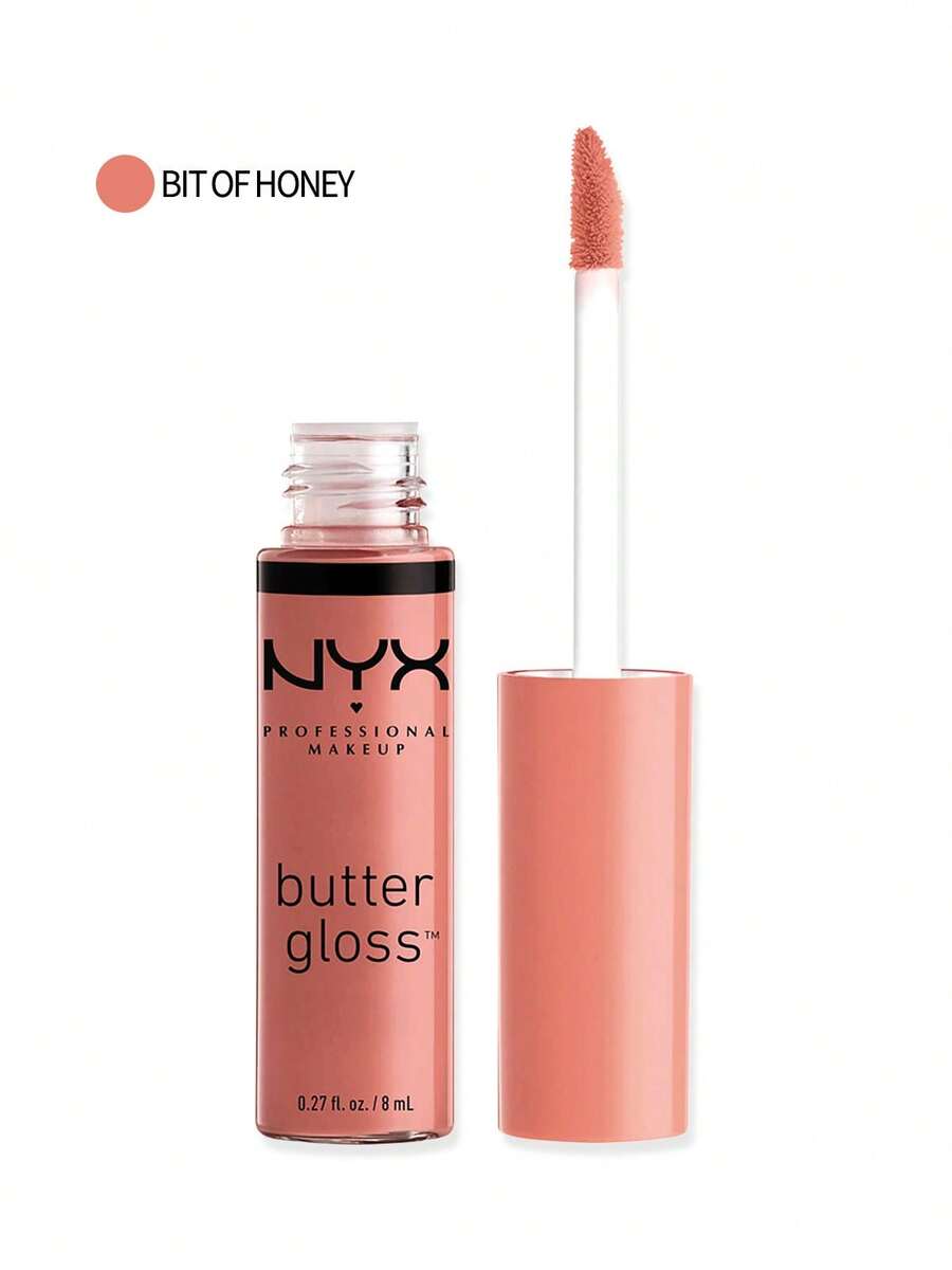 NYX 黄油唇彩 35 点蜂蜜 0.27 盎司/8 毫升 彩妆唇彩 唇彩 暖蜜桃色调 柔和妆效 轻盈光泽 持久配方 适合精致妆容 女朋友 妻子 母亲 朋友 生日 毕业派对 旅行 露营 户外 学校 校园旅行 节日 周年纪念 秋季 万圣节 秋季妆容 - 35 Bit Of Honey - 查看 1