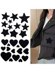 Large Sheet Down Jacket Cloth Stickers,Self-Adhesive Repair Patches For Down Jacket Hole Repair, Self-Adhesive Fabric Repair Patches, Direct Sticky Seamless Clothes Patch, Self-Adhesive Non-Marking Clothes Patches Stickers, Ripped Holes Repair Stickers, Adhesive Patches, Repair Subsidies, Washable - Multicolor - View 1