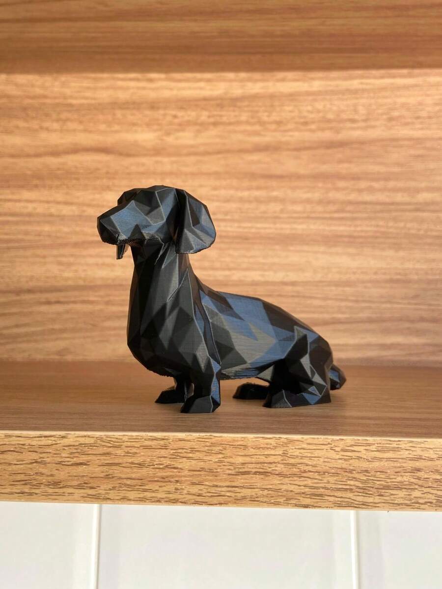Dachshund - Faceted Dachshund - 黑色 - 查看 1