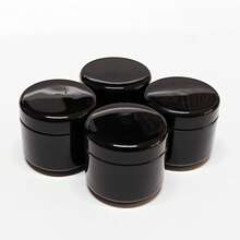 Bouteille rechargeable d'une capacité de 30 g, contenant de recharge opaque noir, crème, vernis à ongles, flacon vide de petite capacité pour crème pour les yeux