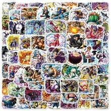 ONE PIECE 65Pcs Cartoon Fight Anime One Piece Luffy Zoro Hopper Waterproof Stickers Cool Graffiti Decals DIY Phone Suitcase Laptop Fridge Wall Decoration Sticker Room Decor Wall Stickers Wall Sticker Home Decor