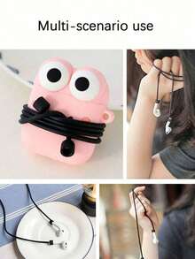 Cuerda perdida, Auriculares Deportivos Cordón, Conjunto de Cordón Antiperidida de Silicona para Auriculares Inalámbricos, Adecuado para Auriculares Inalámbricos, Cordones Deportivos, Anti-Caída, Cordón Universal para Auriculares