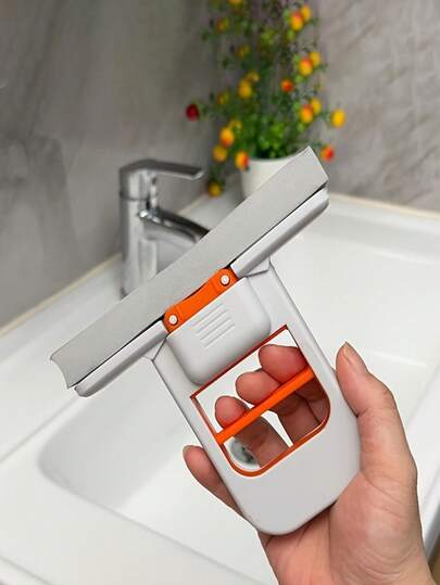 1pc Multi-Functional Mini Mop - Retractable, Wet & Dry Use, Suitable For Kitchen, Living Room, Bathroom, Car Windows - Plastic Material, Ideal For Home Cleaning, Kitchen Cleaning Tool | Compact Design | Plastic