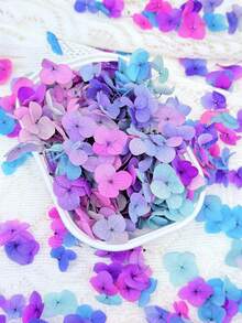 100/200/500/1000pcs Multicolour Hydrangea Dried Flowers-Perfect For DIY Crafts,Candles,Weddings,Diy Handmade,Christmas