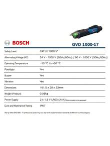 bosch 博世专业非接触式电压测试仪 GVD 1000-17（不包含在包装内）