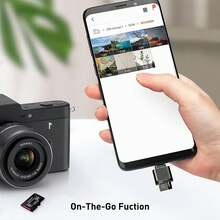 2Pcs Mini Portable Micro SD Card Reader, Type-C To Micro SD/TF Card Phone Card Reader Adapter Compatible With IPhone 18/17/16/15 Series, And Other Devices OTG Storage Card Reader - Multicolor - View 10