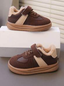 1 par de zapatos casuales para bebés/niños pequeños, zapatos deportivos cómodos y cálidos para todas las etapas de los niños