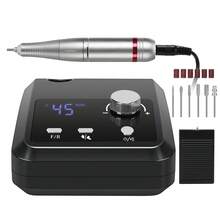 45000RPM Electric Nail Drill Professional Manicure Machine Nail Sander Set With Nail Drill Bit Portable Salon Polisher Equipment - 美規A型插(110-127V) - 查看 11