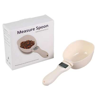 Pet Food Measuring Spoon, Electronic Kitchen Food Measuring Spoon, Suitable For Measuring Cat And Dog Food