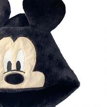 Mameluco con gorro bordado sin pie Disney - Negro - Ver 3