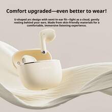 Tai nghe không dây Bluetooth Lenovo TA120 Tai nghe nhét tai bán trong tai Âm thanh chất lượng cao, Thời lượng pin dài, Giảm tiếng ồn, Đeo thoải mái, Độ trễ thấp, Chơi game, Thể thao, Tai nghe quà tặng âm nhạc (Màu đen) [Giảm tiếng ồn + Thời lượng pin dài] (Bao bì bằng tiếng Trung Quốc) - màu đen - Xem 8