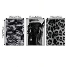 1/3pcs Fashion Chic Wall Art Picture Y2k Prints Canvas Paintings Kiss Lips Posters Black And White Aesthetic Girly Decor For Bedroom, Living Room, Or Dorm Room Decor Gift For Her Unframed