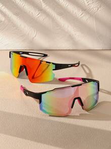 1pc/2pcs Women Outdoor Cycling Sports Glasses, Beach Holiday Fashion Sports Goggles Beach Accessories For Women Glasses Shades Easy Comfort Casual Outfits Outdoor Cycling Glasses For Summer Beach Vacation,Outdoor,Travel Autumn Accessories Goggles