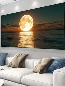 1pc Frameless Modern Wooden Wall Canvas Painting Art For Living Room Modern Canvas Poster For Bedroom And Living Room Decoration No Frame