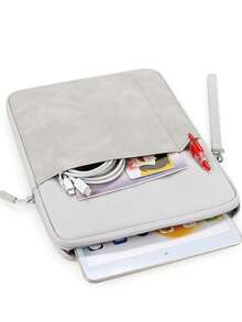 Husă pentru tabletă 1 buc - Nylon durabil, cu fermoar, pentru iPad-uri de 8-13,3 inci, ușoară și elegantă, roz/gri/gri spațial, cu compartimente multiple, husă de transport pentru tabletă