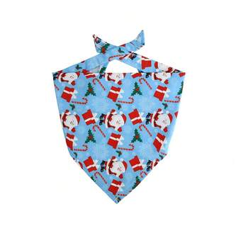 Babero de Navidad para mascotas, bufanda triangular festiva, calentador de cuello de perro y gato de dibujos animados de Navidad