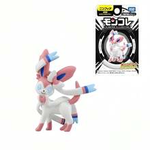 Original Takara Tomy Figure Toys Kawaii Anime Umbreon Flareon Jolteon Leafeon Vaporeon Glaceon Sylveon Model Dolls Birthday Gifts