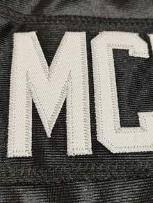 KTYSDE Men's #T8 Black American Football Jersey, MCRAE Embroidered Design, Classic Retro Mesh Loose V-Neck Short Sleeve Pullover T-Shirt, American Football Sports Tee