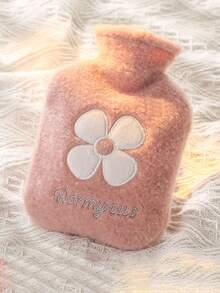 1pc 1000ml新款蓬松热敷腹部暖水袋PVC加厚家用可拆洗注水防爆热水袋三叶草形热水袋加厚冬季蓬松注水袋暖女生经期腹部PVC暖水袋注水暖手袋 - 彩色 - 查看 13