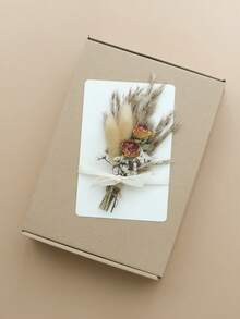 12 Pcs Boho Dried Flower Bouquet Mini Wedding Handmade Dry Flowers Decor For Vase Crafts DIY Photo Boutonniere For Men Floral Plant For Bridesmaid Gift Birthday Decor And Autumn Decor Items