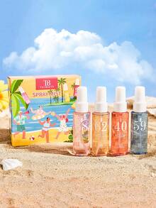 1/4 Stück x 40ml Brasilianischer Duftspray, bis zu 4 Auswahlmöglichkeiten für Innen- und Außenbereich, Raumspray mit mehrschichtiger, lang anhaltender natürlicher Frische und bezaubernden Essenzen, die elegante Vanille-Kokosnuss-Blumen-Frucht-Zitrus-Holz-Aquatik-Ozean-Düfte für Date, Party, Zusammenkunft, Urlaub, Zuhause, Hotel, Büro freisetzen, ideal als Geschenk für Familie, Verwandte und Freunde