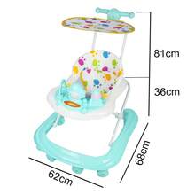 Andador para bebé 2 en 1, plegable y regulable en altura, adecuado para niños de 0 a 2 años, el regalo perfecto para tu pequeño.