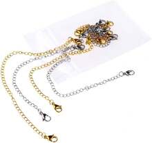 D-Buy 8 Pcs Necklace Extender Gold And Silver Plated Bracelet Extender Extender Chain Set 4 Different Length: 6 Inch 4 Inch 3 Inch 2 Inch (4 Gold, 4 Silver)