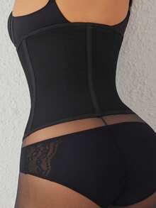 1pc Women's Latex Waist Trainer Tight Compression Belt For Daily Wear/Postpartum Body Shaping Corset Exercise Waist Belt Suitable For Workout Home Sports And Walk