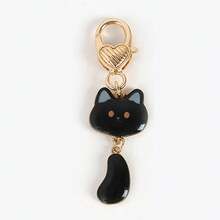 1pc Cat Keychain Pet Key Ring Animal Key Chains Souvenir Gifts For Women Men Cay Keys DIY Handmade Jewelry
