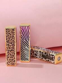 1pc 5ml Square Refillable Spray Bottle, Portable Perfume Travel Bottle, DIY Cosmetic Storage Bottle. Leopard Texture Square Perfume Refill Bottle, Portable Travel Bottle Can Be Directly Filled With Perfume, Reusable. - Multicolor - View 8