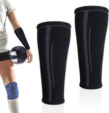 1 Pair Volleyball Arm Sleeves, Compression Arm Sleeves For Passing, Hitting, Forearm Protection, Unisex Adult, - 1 - View 1