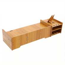 YUNRUX Desk Organizer Computer Holder Storage Monitor Holder Stand Desktop Office Home Storage Tools NEW - Multicolor - View 6