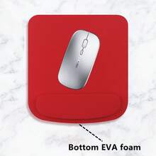 Ergonomic Mouse Pad With Wrist Rest - Soft Memory Foam, Non-Slip Silicone Base, Comfortable For Long Computer Work, Desktop Accessory