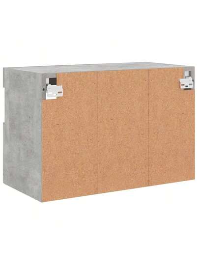 VidaXL TV Wand Unit LED Lighting 60x30x40 Cm Concrete Grijs view 11