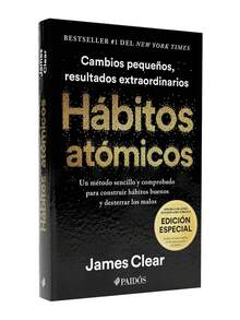 Hábitos atómicos Edición especial libro autoayuda Hábitos Atómicos edición especial James Clear desarrollo personal hábitos éxito vida lectura recomendada adultos jóvenes presentación lujo moderna - Libro único - Ver 4