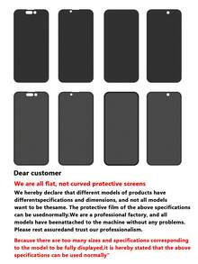 2 pezzi Pellicola protettiva per schermo privacy e 2 pezzi Pellicola protettiva per fotocamera compatibile con 15/15Pro/15Plus/15Promax 16/16Pro/16Plus/16Promax, in vetro temperato impermeabile, antiurto, anti-caduta, anti-graffio, anti-impronta digitale, copertura completa