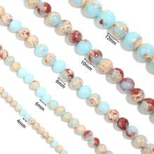 1 件天然寿山石珠 4/6/8/10/12 毫米，时尚手工 DIY 散珠，适用于手链、项链、珠宝、手机链、钥匙扣、批发珠子 - 壽山石 - 查看 5