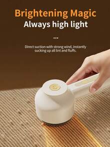 OBOVAY USB Rechargeable Fabric Shaver - Portable Clothes, Furniture And Carpet Lint Remover - Includes USB Charging Cable, 500mAh Battery