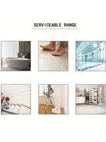 6pcs Clear Non-Slip Strip Stickers For Bathroom Floor And Shower - Anti-Slip Tape For Bathtub Floor Safety - Easy To Apply And Remove - Prevents Slips And Falls, Bathroom Decor, Bathroom Accessories