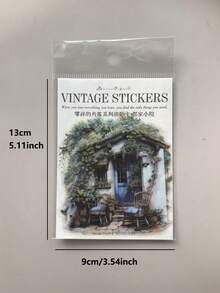 10pcs/Pack Yard Corner Plant Vine DIY Scrapbooking Decorative PET Stickers Scrapbook Supplies Stationery - one-size - View 7