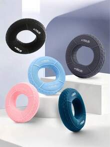 1 件装握力环腕关节扩张器硅胶便携式手指训练器握力锻炼器肌肉健身握力扩张器运动员 - 彩色 - 查看 9