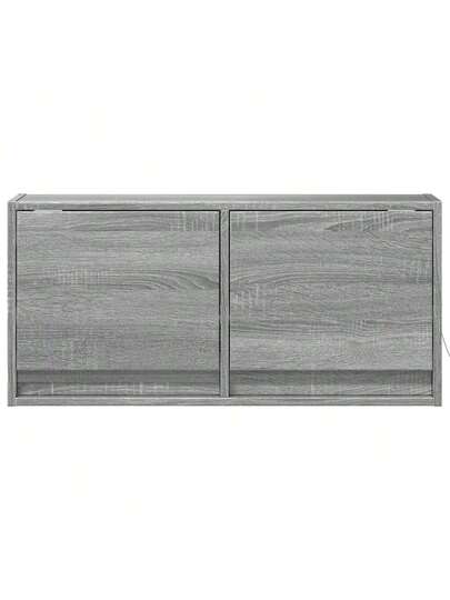 VidaXL TV Wand Unit LED 80x31x35 Cm Grijs Sonoma Oak view 6