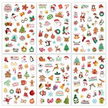 Merry Christmas Stickers Bulk For Kids 170 PCS Christmas Decorations Cute Snowman Santa Stickers For Envelopes Gifts Scrapbooking Crafts Cards Xmas Office School Classroom Holiday Party Favors,Christmas Stocking Stuffers For Kids, Xmas Gift - Multicolor - View 13